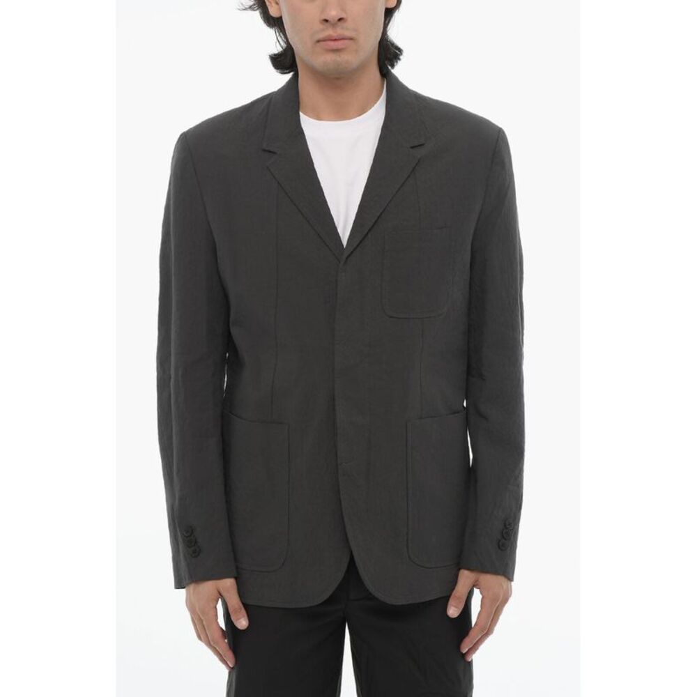 3-Button Slim Fit Jacket with Two Vents and Classic Lapel